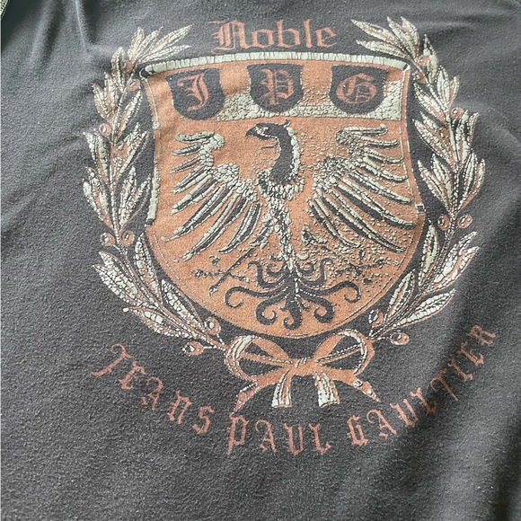 Men’s Vintage Jean Paul Gaultier T-shirt with Noble Phoenix Emblem Size Large - Picture 4 of 9